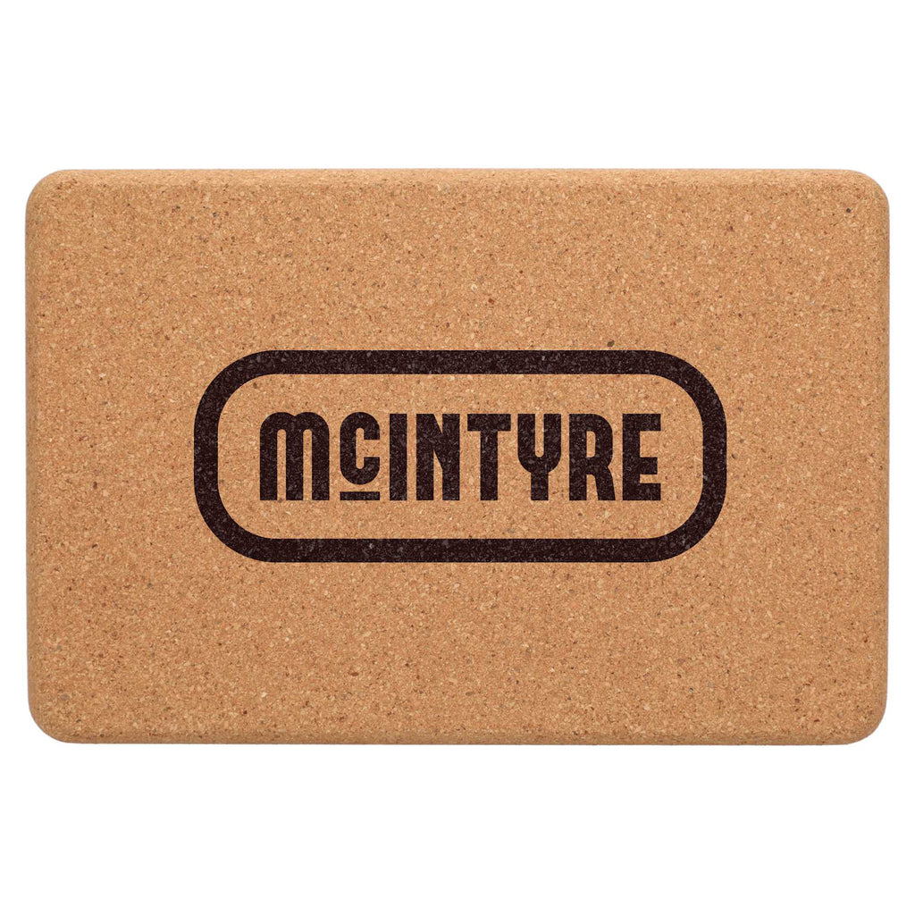 Wellable Natural Cork Yoga Block - Natural - Front 2