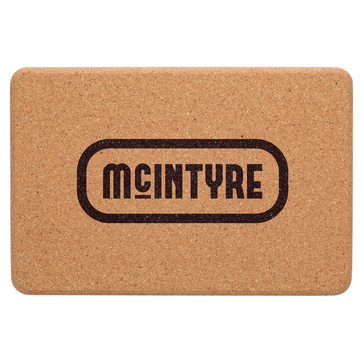 Wellable Natural Cork Yoga Block - Natural - Front 2