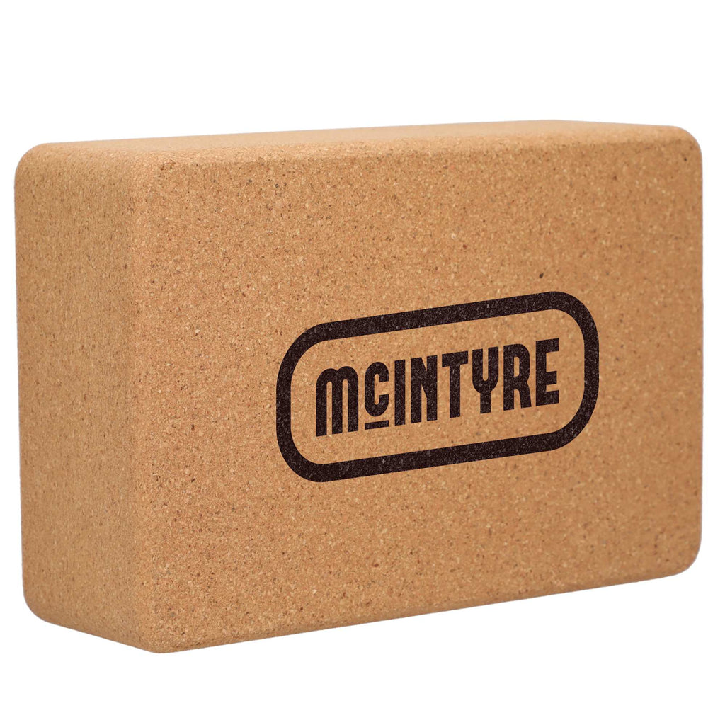 Wellable Natural Cork Yoga Block - Natural - Right Angle 2