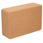Wellable Natural Cork Yoga Block - Natural - Right Angle 3