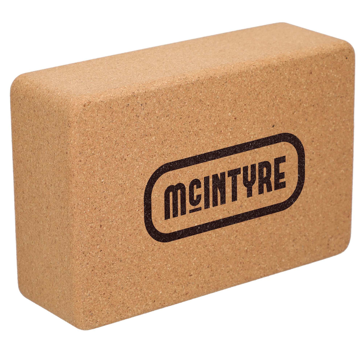Wellable Natural Cork Yoga Block - Natural - Right Angle