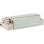 Wellable Pill and Supplement Organizer, 7 Day Full Color - Cream - Packaging