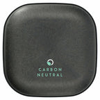 Wheat Straw Lunch Container with Utensils and Lid Band - Black - Front