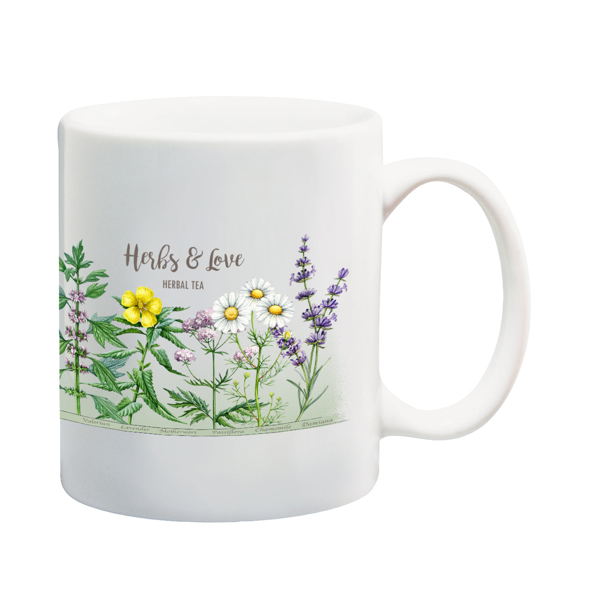 White Ceramic Mug in Full Color, 11 oz - White - Megabrite
