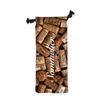 Wine Drawstring Bag, 6 x 15.5 Inches - 6" W X 15.5" H Wine Drawstring Bag