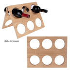 Wine Rack in Bamboo - Bamboo Wine Rack