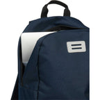 Wink Recycled Laptop Backpack, 15 Inch Embroidery - Navy - Propped