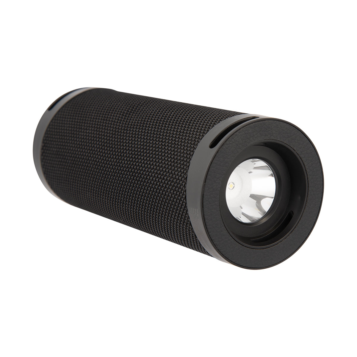 Wireless Barrel Speaker with Flashlight - Black - Flashlight