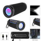 Wireless Barrel Speaker with Flashlight