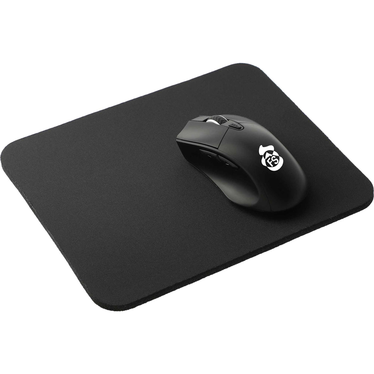 Wizard Antimicrobial Wireless Mouse - Black - Mousepad