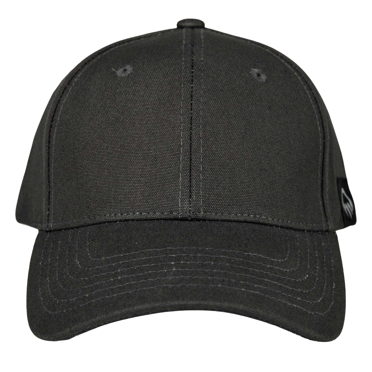 Wolverine Six Panel Cap, Grey Claw Label Embroidery - Onyx - Front