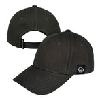 Wolverine Six Panel Cap, Grey Claw Label Embroidery - Onyx - Right Angle