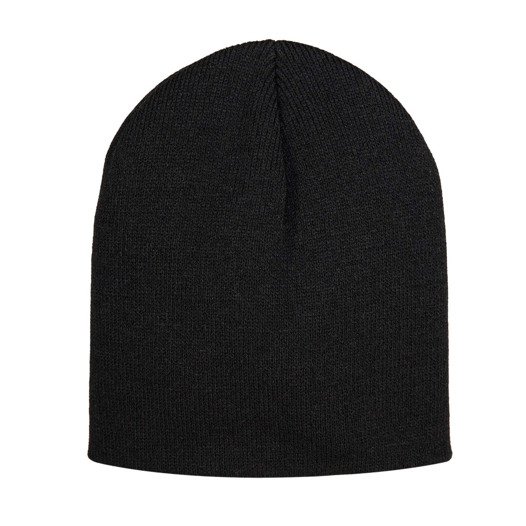 Wolverine Stretch Knit Work Beanie Embroidery - Black - Back