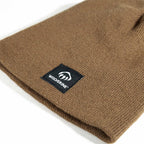 Wolverine Stretch Knit Work Beanie Embroidery - Chestnut - Left Angle 2
