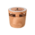 Woodgrain Wireless Charging Pad and Speaker - Pad Print