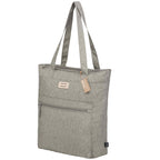 Work Anywhere Laptop Tote in Recycled Polyester - Gray - Left Angle