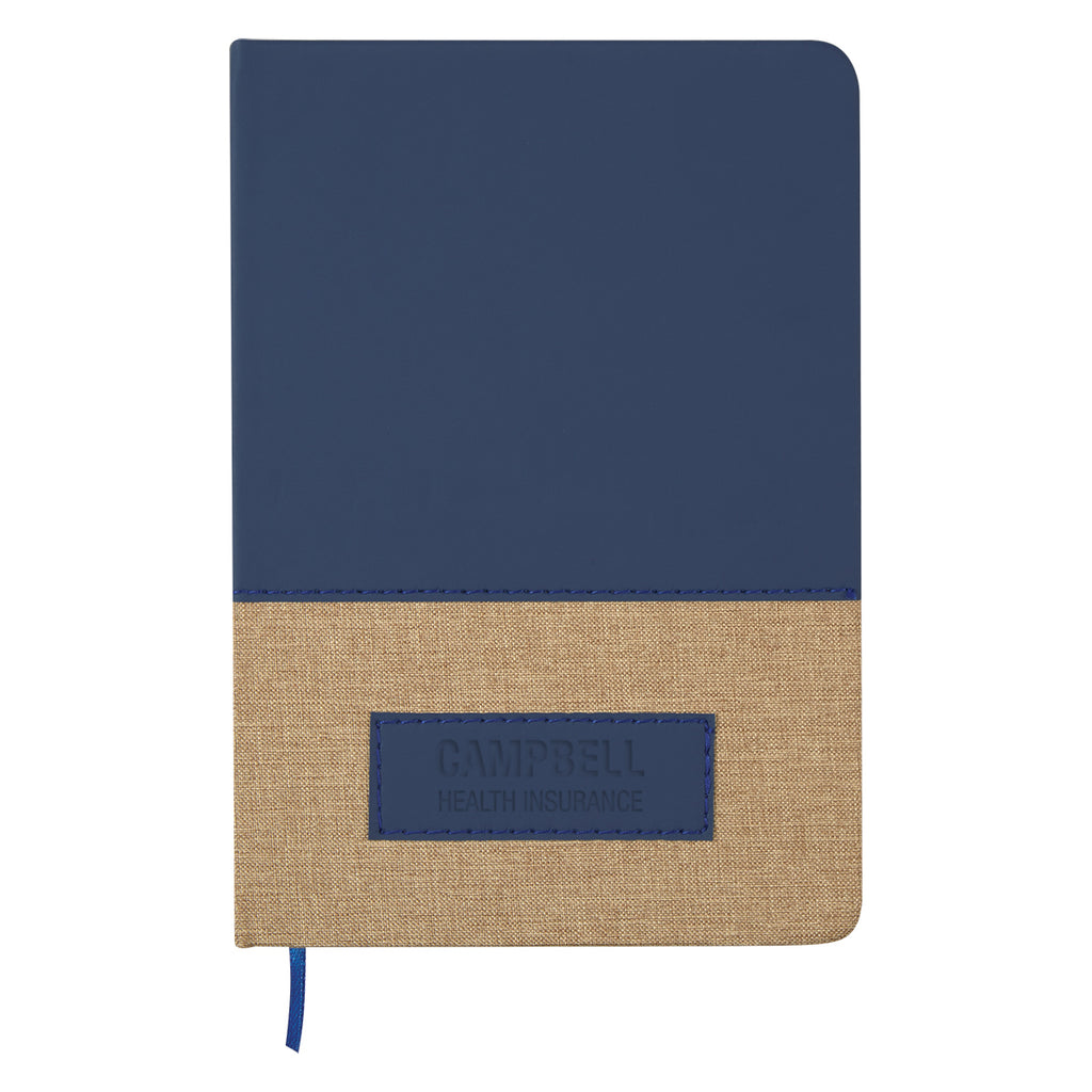 Write Attendant Notebook Journal - Navy - Debossing