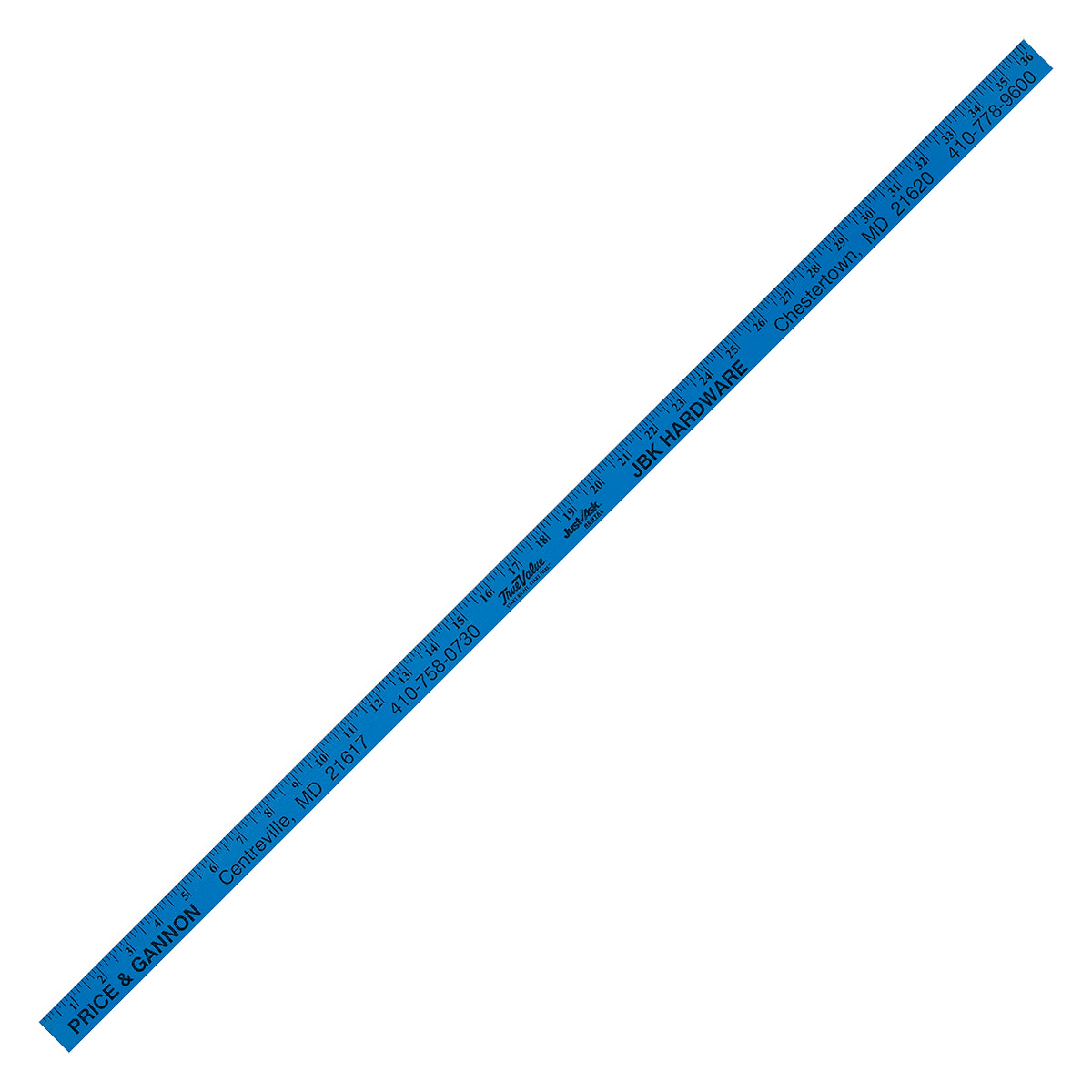 Yardstick, Colorful Enamel - Flexography