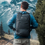 Yosemite Backpack with Removable Belt Bag in Recycled PET - Lifestyle_Silkscreen