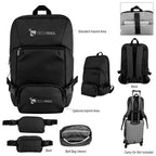 Yosemite Backpack with Removable Belt Bag in Recycled PET - Yosemite rPET Backpack With Removeable Belt Bag
