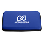 Zippered Case for Travel - Blue - Silk Screen